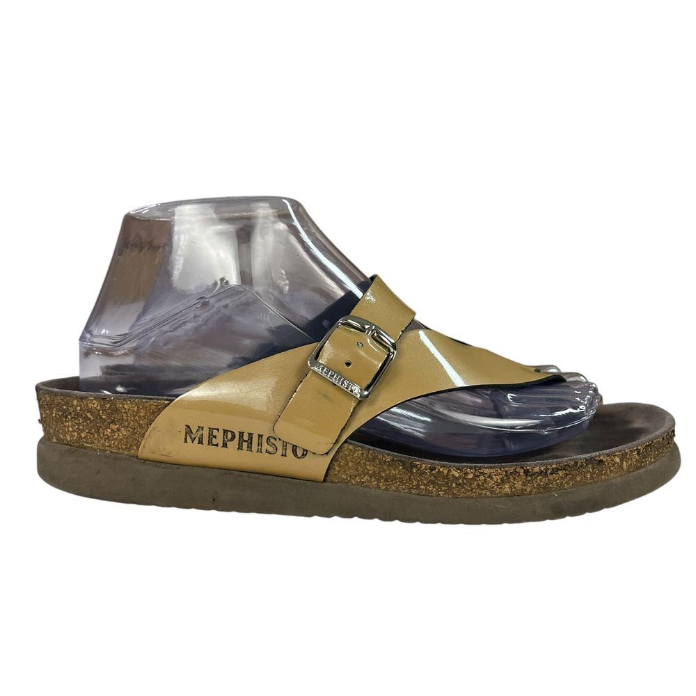 Mephisto Helen Tan Leather Sandals Womens‎ Size US9 EU39